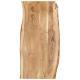   Tabletop Solid Acacia Wood 58x(50-60)x2.5 cm   Tabletop