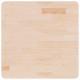   Square Tabletop 60x60x1.5 cm Untreated Oak Wood  
