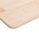   Square Tabletop 60x60x1.5 cm Untreated Oak Wood  