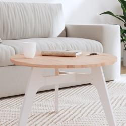   Tabletop Ø60x1.5 cm Round Solid Beech Wood  