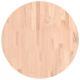   Tabletop Ø60x1.5 cm Round Solid Beech Wood  