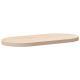  Tabletop 60x30x2.5 cm Solid Pine Wood Oval  