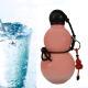 Gourd Style Water Bottle PC 800ml Insulated Chinese Retro Portable Sports Water Bottle For Men Women Pinkish