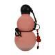 Gourd Style Water Bottle PC 800ml Insulated Chinese Retro Portable Sports Water Bottle For Men Women Pinkish