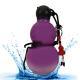 Gourd Style Water Bottle PC 800ml Insulated Chinese Retro Portable Sports Water Bottle For Men Women Purple