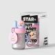 Portable Impact-resistant Tritan Plastic Straw Cup