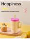 Bubble Straw Water Breakfast Milk Cup Stylish Design Small Capacity