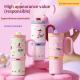 Cartoon Design Car Mount Straw Cup - Vehicle Cup Holder Compatible Portable Drink Tumbler