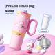 Cartoon Design Car Mount Straw Cup - Vehicle Cup Holder Compatible Portable Drink Tumbler