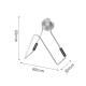 Stainless Steel Kitchen Punch Free Wire Ball Drain Rack With Magnetic Sponge