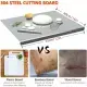 XXL 304 Stainless Steel Cutting Board  Anti-Slip & Mildew-Proof No More Moldy Wooden Boards - Heavy-Duty & Food-Safe, Easy To Clean - Chop Meat, Knead Dough, Bake Prep All-in-One - Must-Have For Home