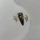 Metal Simulated Snakes Nail Ornament Fine Lines