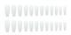 White Long T Grinding Fake Nail Tip Wear