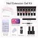 Popular 15ml Crystal Extended Glue Free Paper Cups Quick-drying Long-lasting Extended Glue Set Manicure Extended Glue