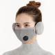 Womens cotton ear mask with breathing valve