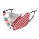 Fashionable breathable thin face mask can be washed