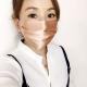 Summer single layer silk mask
