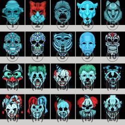 Luminous film mask