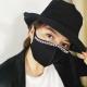 Breathable flash diamond cloth mask