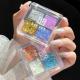 Womens Four-color Sequins Watch Show Makeup Super Flash Glue-free Eye Shadow