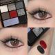 Nine Color Flower Petal Carved Eye Shadow Plate