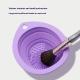 Folding Silicone Solid Color Beauty Tools Pad For Washing Brush