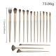 15 Makeup Brushes Suit Face Powder Dotted Color Blooming