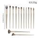 15 Makeup Brushes Suit Face Powder Dotted Color Blooming