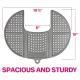 Foldable Sink Dresser Tool Pad Silicone