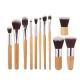 11 Bamboo Handles Makeup Brush Set With Sack Beauty Tools Makeup Brush