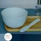 Silicone Mask Bowl And Brush Suit Thick With Scale Face