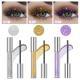 Violet Glitter Lash Mascara Diamond Mascara Thick Shiny Eyelash Curling Extension Makeup Waterproof Fast Dry Sequins Eye Black
