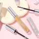 Violet Glitter Lash Mascara Diamond Mascara Thick Shiny Eyelash Curling Extension Makeup Waterproof Fast Dry Sequins Eye Black