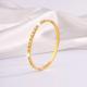European And American Non-fading Square Diamond Stainless Steel Bracelet