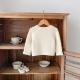 Thick Needle All-match Cotton Collarless Sweater Coat