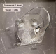 Corrugated pot lid holder-transparent color - Option1