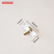 Long handle-brass + acrylic-224 holes-clear color-1 piece - Option1