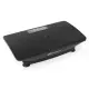 Black Full Body Vibration Plate Exercise Machine, 10 Adjustable Speed Levels With Remote Control & Music Function, 440LBS Weight Capacity
