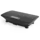 Black Full Body Vibration Plate Exercise Machine, 10 Adjustable Speed Levels With Remote Control & Music Function, 440LBS Weight Capacity