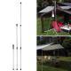 2x 230cm Tent Poles Telescopic Adjustable Awning Canopy Tarp Pole Support Rod UK