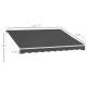 12 x 10 Electric Retractable Awning, Sun Shade Shelter with Remote Controller and Crank Handle for Deck, Black