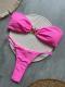 Five-pointed Star Accessories Pure Color Bikini Swimsuit