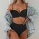 Steel Bracket High-grade Bikini Womens High Waist Beach Swimsuit