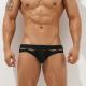 Mens triangle cutout swimming trunks