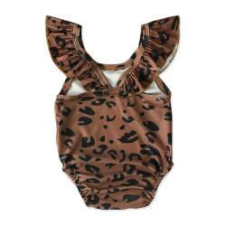 Childrens leopard print swimsuit