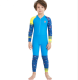 Childrens quick-drying diving suit girls boys conjoined long-sleeved snorkeling suit swimwear size childrens swimwear sunscreen swimsuit