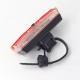 Red Bicycle Rear Light Use 2pcs AAA Batteries Bike Rear Rack Carrier Light Lamp With Bike Reflector Cycling Bike Lights