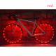Bicycle Riding Spoke Wheel With Colorful Lights