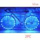 Bicycle Riding Spoke Wheel With Colorful Lights