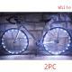Bicycle Riding Spoke Wheel With Colorful Lights